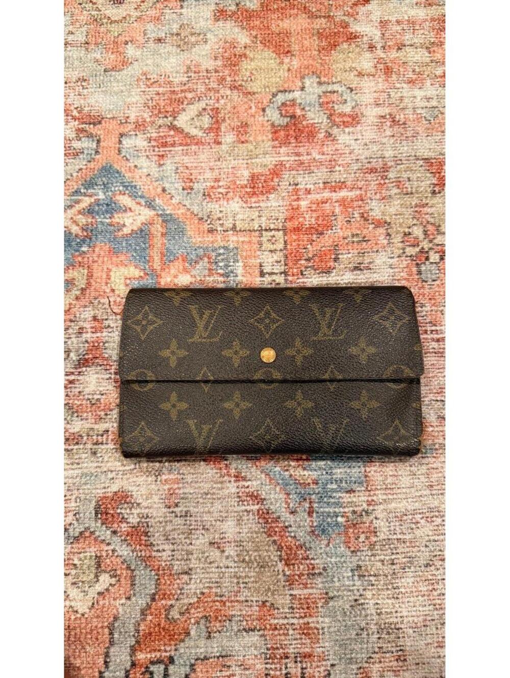 Louis Vuitton MI0963 Monogram Canvas Porte Tresor International Wallet